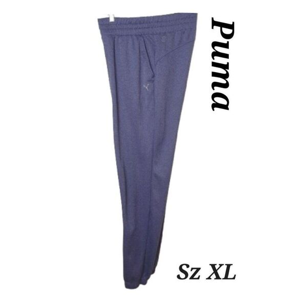 Puma Men's XL Sweatpants Purple Fleece Pants Training Pants Sz XL - Picture 1 of 6